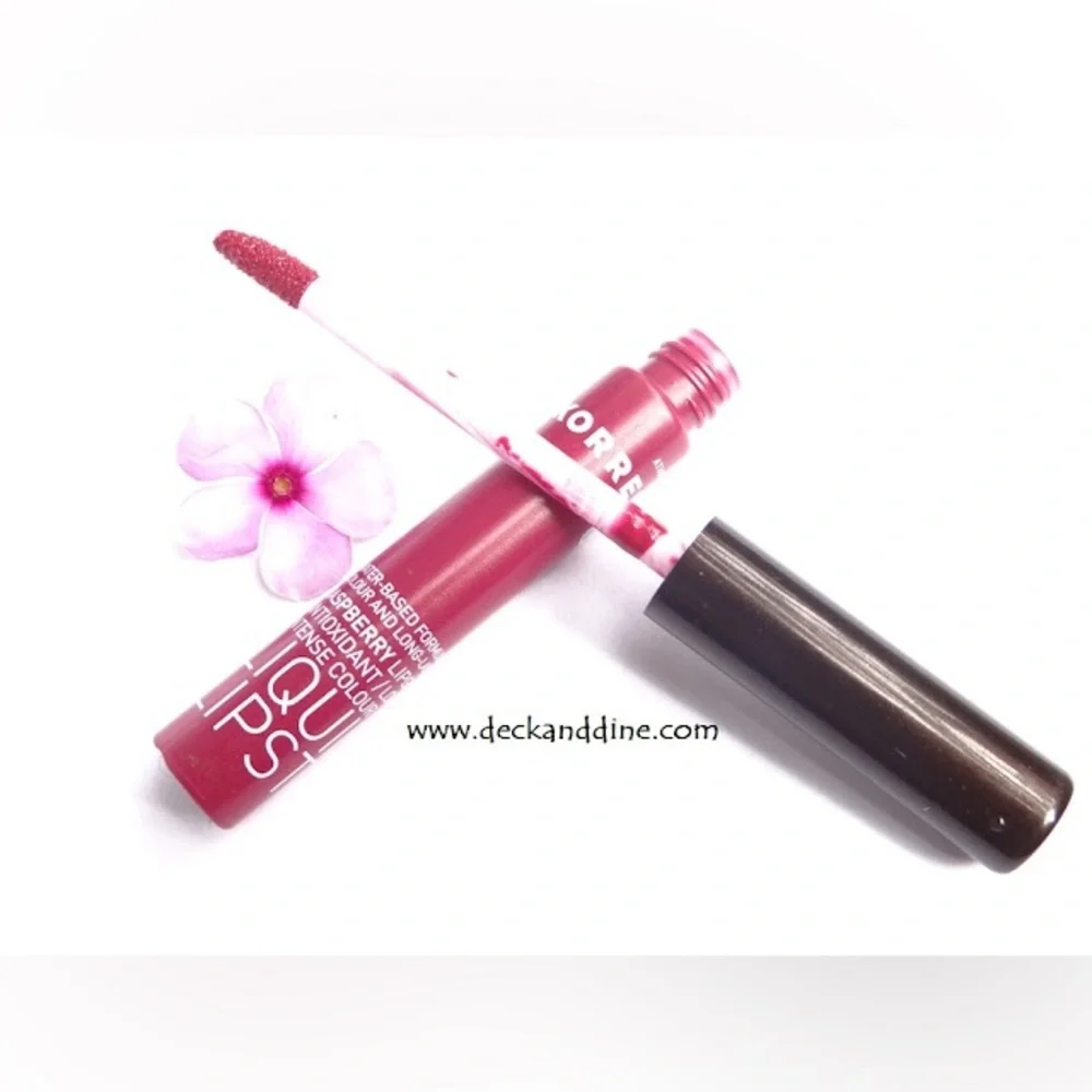 Korres Raspberry Antioxidant Liquid Lipstick Berry 28 NEW IN BOX